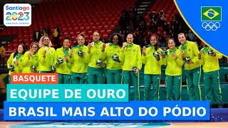 JOGOS PANAMERICANOS l BASQUETE FEMININO DO BRASIL É OURO [upl. by Nickerson]