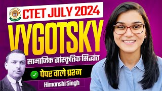 CTET July 2024 Lev VYGOTSKYs Theory by Himanshi Singh [upl. by Eleira]