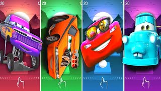 🏎️ TOP Cars Cruz Ramirez coffin dance megamix compilation in Tiles Hop EDM rush with Beamngdrive 🎯 [upl. by Johiah887]