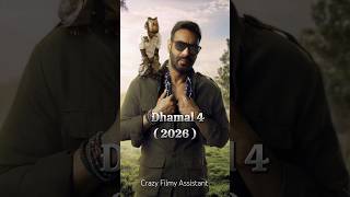 Ajay Devgan Upcoming Movies Sequel In 🦁🔥  2025  2027  ajaydevgan singhamagain raid2 shorts [upl. by Mojgan]