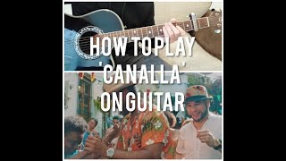 How to play Canalla by Romeo Santos and El Chaval de la Bachata on guitar by Anything Strings [upl. by Nosille135]