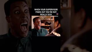 WHEN YOUR SUPERVISOR FINDS OUT YOURE NOT REALLY SICK memes comedy funny comingtoamerica work [upl. by Fermin998]