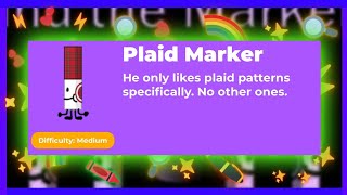 Guide How to Get Plaid Marker On Roblox Find The Markers [upl. by Cato]