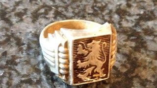 WW2 MetalDetectingww2 relicsWaffenSS Ring and Silvercoins [upl. by Ahsim]