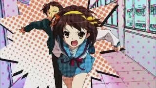 Super Driver AMV  Suzumiya Haruhi Season 2 Full OP Song  Video [upl. by Ahsima]