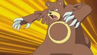 Teddiursa and Ursaring Pokemon all Attacks pokemon Teddiusa Ursaring [upl. by Novia]