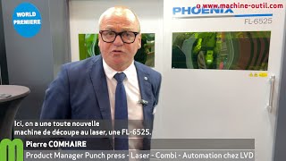 Découpe laser avec tête 5 axes pour découpe dangle jusquà 45° en négatifpositif LVD Phoenix [upl. by Roon]