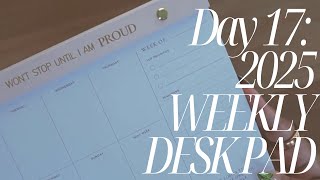 2025 Weekly Desk Planner  Daily Planning System  Planner System Unboxing 2025  Goldmine amp Coco [upl. by Atilrac]