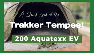 Trakker Tempest 200 Aquatexx EV trakker tempest bivvy carpfishing [upl. by Asreht]