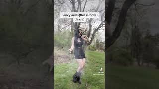 HOW GOTHS DANCE  goth dancing 80s shorts alternativetiktok goths [upl. by Garreth593]