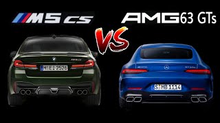 BMW M5 CS vs Mercedes 63 GTs AMG 0290 kmh ACCELERATION RACE [upl. by Augy]