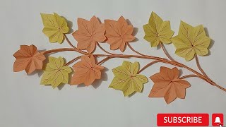 🍁🍂DIY Century Leaf Paper Craft  Stunning StepbyStep Tutorialdiy diy papercrafts leaf 🍁🍂🍁🍂 [upl. by Intruok215]