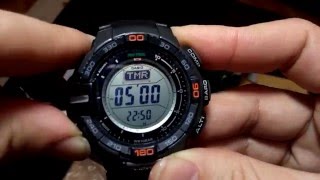 Casio protrek prg 270 box open  modul 3415 [upl. by Marris52]