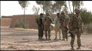 9th12th Royal Lancers conduct Formation Recce in Afghanistan 280611 [upl. by Machute]