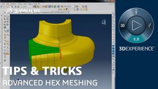 SIMULIA Tips amp Tricks for Abaqus  Advanced Hex Meshing in AbaqusCAE [upl. by Noedig]