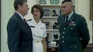 President Reagan’s Photo Opportunities in the Oval Office and Cabinet Room on July 27 1984 [upl. by Poppo557]