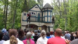 Juggling at Trained Pig Show at Great Lakes Medieval Faire on 842019 [upl. by Gunter]