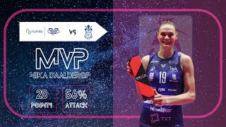 TOP PLAYS  Nika Daalderop MVP vs Firenze [upl. by Aytida]