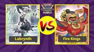 Geek Retreat YuGiOh Regionals Tournament Round 1 Labrynth vs Fire Kings [upl. by Giamo]