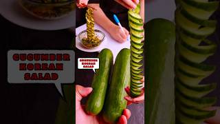 Korean Cucumber saladspiral cucumber recipe koreanfood [upl. by Valeda328]