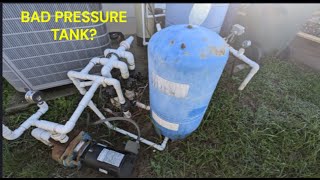 Well Pressure tank diagnosis and replacement [upl. by Rocco]