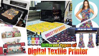 Types of Digital Textile Printing Machines  Explore the best printing techniques for your fabrics [upl. by Halimak]