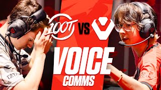 How it sounds to have our season end 😥 100T LCQ VOICE COMMS [upl. by Kinnard]