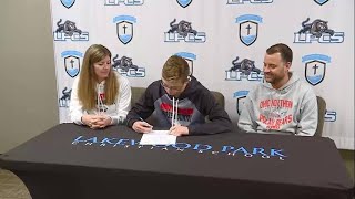 Jackson VandeVelde full interview on signing with Ohio Northern University for track and cross count [upl. by Leta]