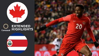 Canada vs Costa Rica Extended Highlights  CONCACAF WCQ  CBS Sports Golazo [upl. by Erret]