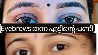 ഇങ്ങനെ ചെയ്തപ്പോ എന്റെ face തന്നെ മാറിപ്പോയി  ഇപ്പൊ ഞാൻ ഹാപ്പി ആയിeyebrowtutorial [upl. by Gregoor]