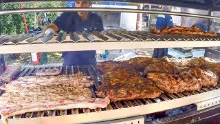 Parrillada and Asado Argentina Street Food [upl. by Enialehs]