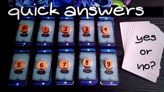 Quick Answer Yes or No Tarot Pick a Card Reading [upl. by Gipps]