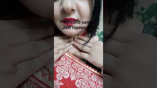 Meesho saree haul  meesho Jimmy Choo saree haul instagram viral saree meesho meeshosaree [upl. by Adnalra]