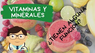 Vitaminas y minerales ¿para que sirven [upl. by Gabe140]