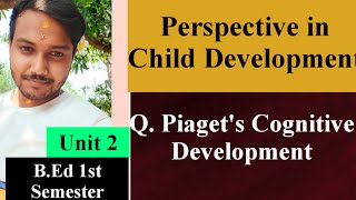 Piagets Cognitive Development  Child Development [upl. by Shirk]