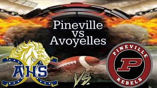 Louisiana High School Football Pineville Rebels vs Avoyelles Mustangs [upl. by Scarito]