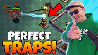 Top Player Gets DESTROYED By 300IQ TRAPS  Clash of Clans Builder Base 20 [upl. by Aplihs]