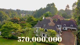 Inside a KSH 570000000💸 5Bed French Normandy Architectural Style Mansion in Kitisuru Nairobi [upl. by Cranston]