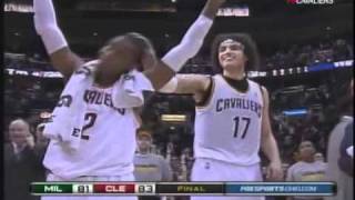 Mo Williams Nails Buzzer Beater vs Bucks 112410wmv [upl. by Naicad]