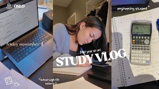 OSLO uni vlog  week in the life of a first year engineering student in Oslo at OsloMet📖💻🎧 [upl. by Anton608]