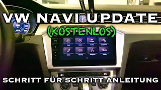 VW NAVI UPDATE 2021 deutsch Discover Pro amp Media auch Skoda Columbus 4K [upl. by Delle]