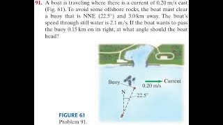 Giancoli Physics Chp03 Prob91  PHYS105  METU [upl. by Ahcila]