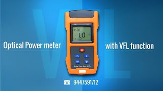 Optical Power Meter With VFL Function [upl. by Llertram973]