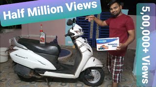 Honda Activa servicing at home  Honda Activa 3g4g5g Activa 6g Million views [upl. by Schargel1]