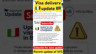 italyvisaupdate2024 vfsofficenews vfsbangladesh familyvisa workpermitvisa workpermitvisanews [upl. by Eizzo]