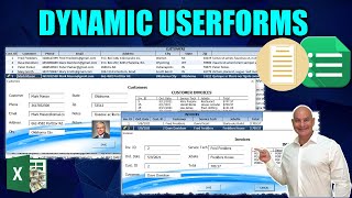 How To Create A Fully Dynamic Userform In Excel With A Single Macro Full Training  Free Download [upl. by Hedva]