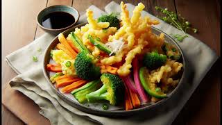 Air Fryer Tempura Vegetables [upl. by Eilyk]