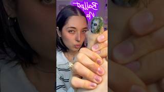 Trimming my toenail hair 🫶 nails nailart naildesign gelnails pedicure [upl. by Desirae368]