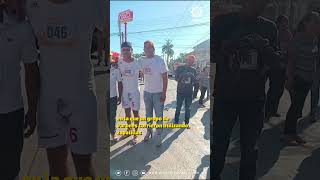 Realizan carrera de hombres en tacones en Tamaulipas contra la violencia de género 🧡👠 [upl. by Irik]