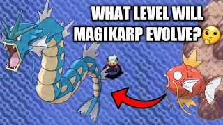 How to Evolve Magikarp to Gyarados on Pokemon RubySapphire and Emerald [upl. by Perreault742]